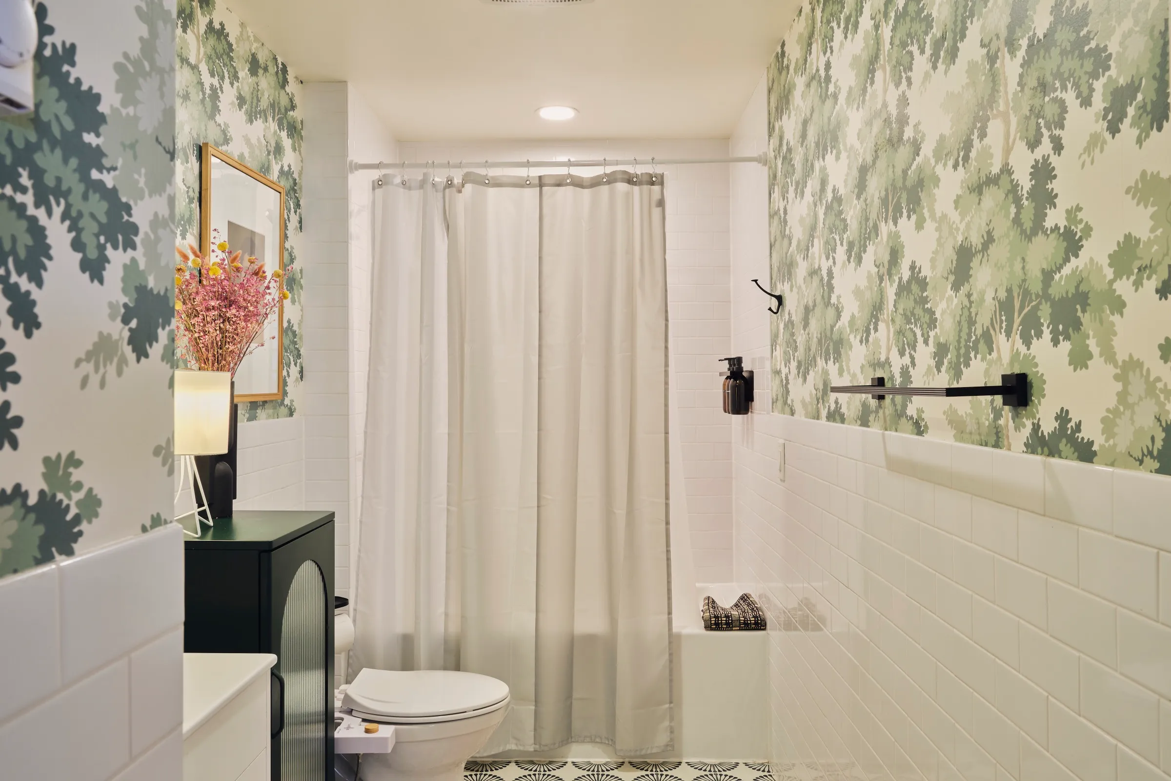 A spa-like bathroom